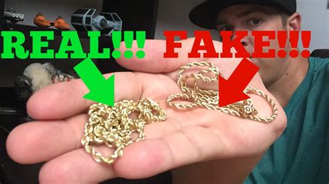 how to tell if a necklace is real gold